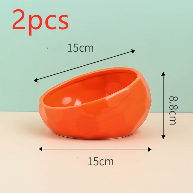 Pet Supplies Bowl Ceramic pet bowl