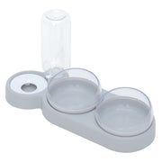 Automatic Pet Feeder with Water Fountain – Double Bowl Raised Stand for Cats & Dogs