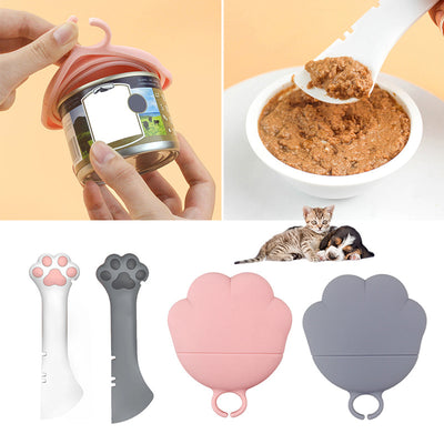 Multifunction Pet Can Spoon & Jar Opener – Feeding Tool for Dogs & Cats