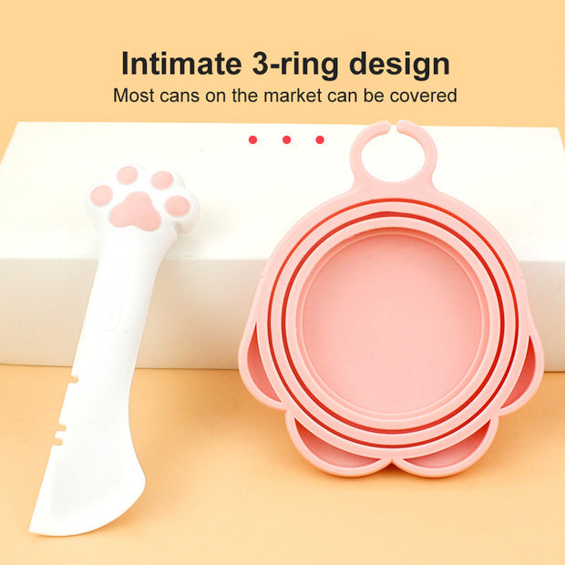 Multifunction Pet Can Spoon & Jar Opener – Feeding Tool for Dogs & Cats