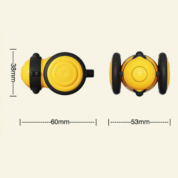 Electric Cat Car Toy Cute Bee Running Kitten Pet Toys