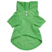 Solid Color Dog Polo Shirt – Cotton Pet T-Shirt with Lapel for Puppies & Small Dogs