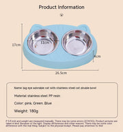 Double Dog Bowls – Stainless Steel Food & Water Bowls with Non-Slip Base