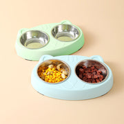 Double Dog Bowls – Stainless Steel Food & Water Bowls with Non-Slip Base