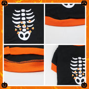 Halloween Skeleton Costume – Lightweight Pet Shirt for Dogs & Cats