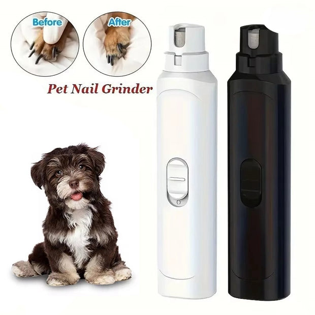 Pet Nail Grinder – Battery-Powered Nail Trimmer for Dogs & Cats