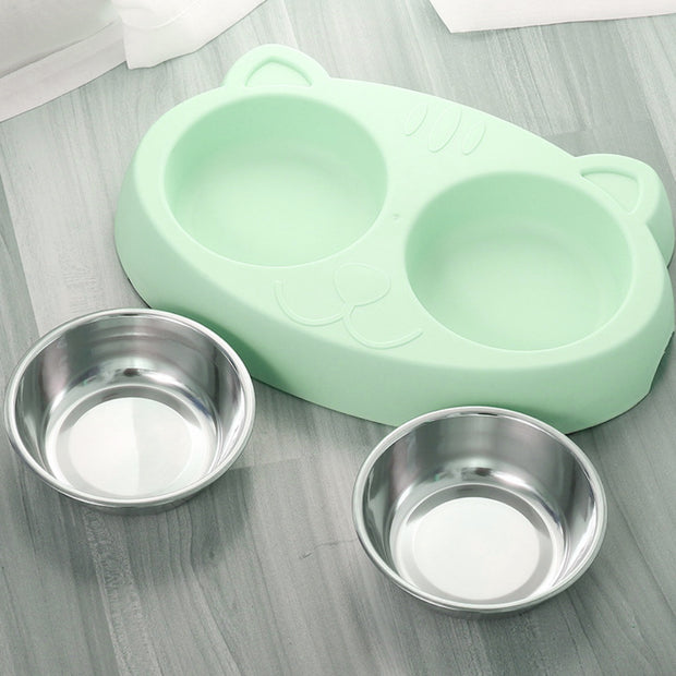 Pet Stainless Steel Bowl For Food and Water.