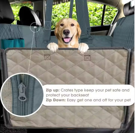 Pet Car Seat Cover – Waterproof Hammock for Dogs