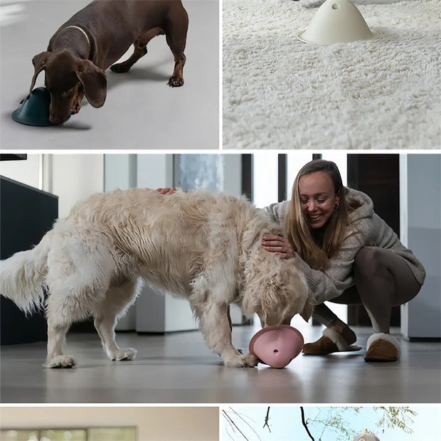 Interactive Dog Chew Toy with Hidden Treats – Puzzle for Large Dogs