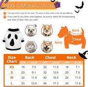 Halloween Skeleton Costume – Lightweight Pet Shirt for Dogs & Cats